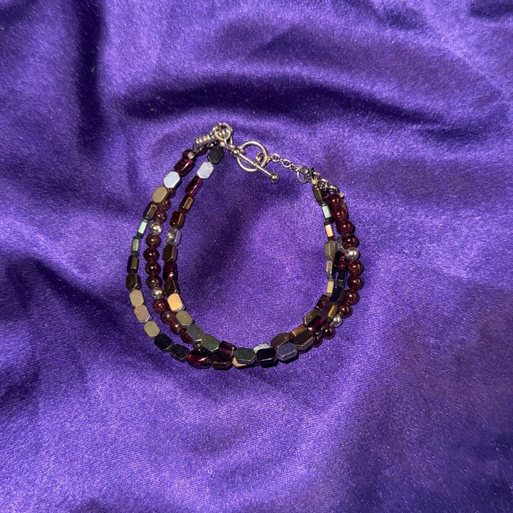 Garnet bracelet